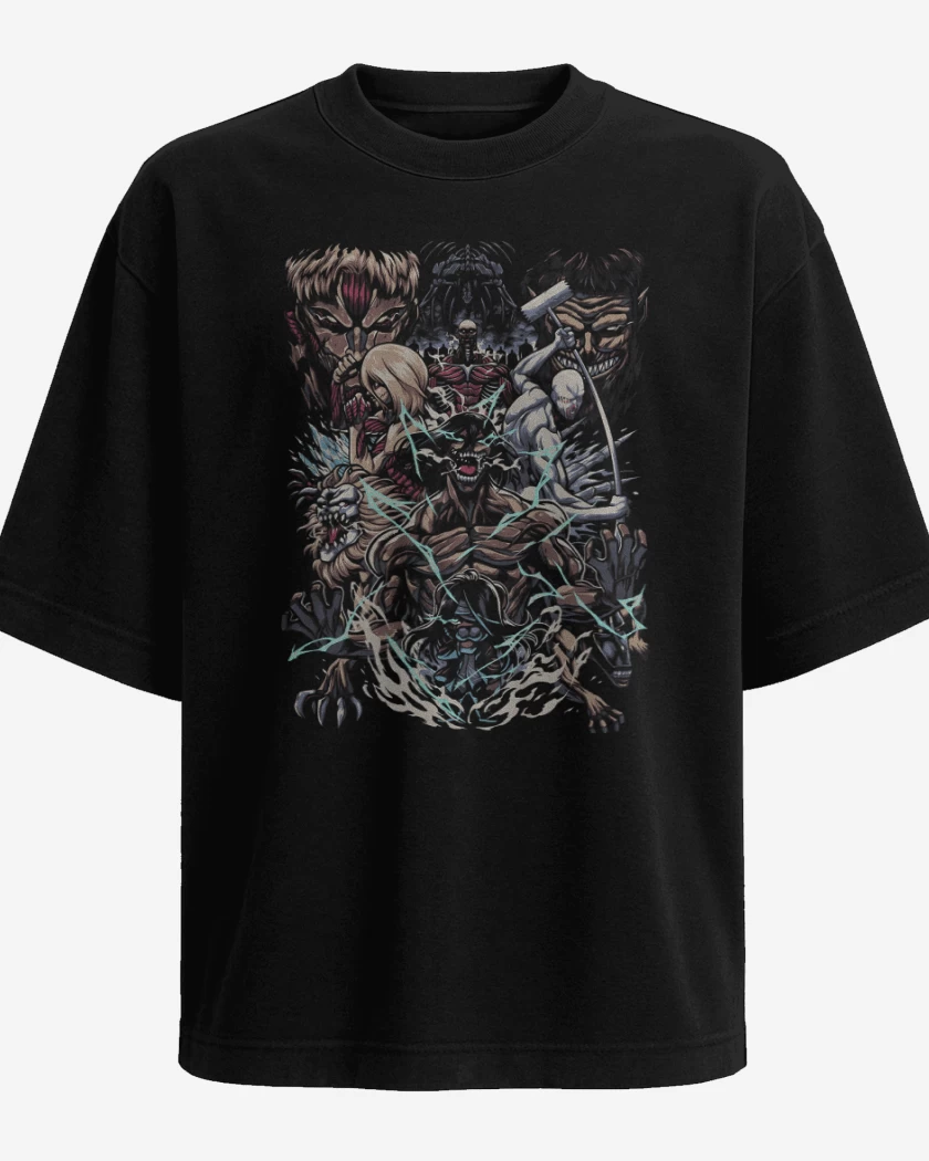 Polera Oversize Furia de Titanes