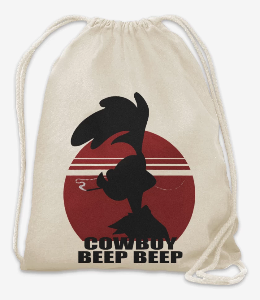 Mochila Blanco de Cowboy Beep Beep
