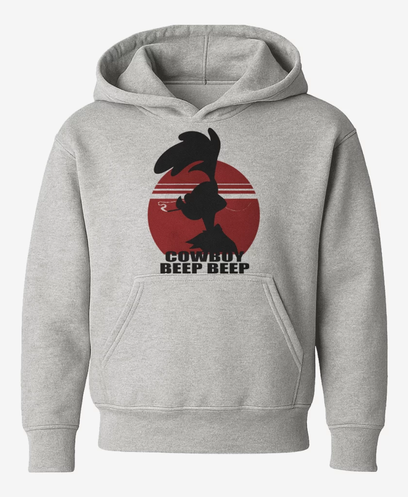 Poleron de niño Gris Melange de Cowboy Beep Beep
