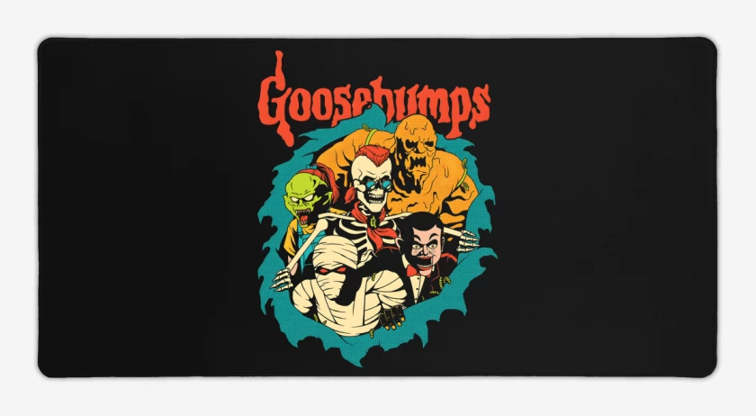 Mouse pad Gamer Negro de Escalofríos