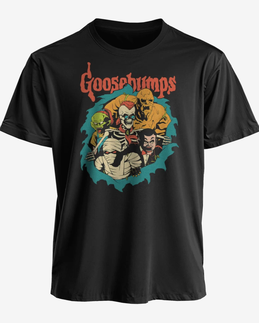 Polera premium Negro de Escalofríos