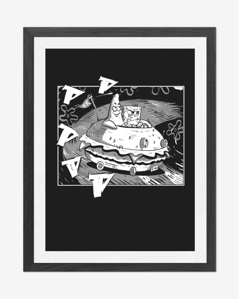 Cuadro decorativo Initial Esponja