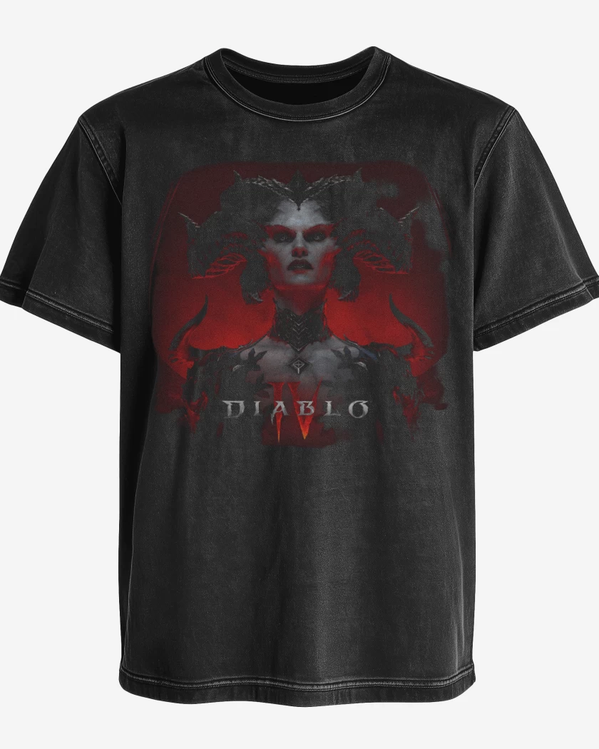 Polera desgastada Diablo IV