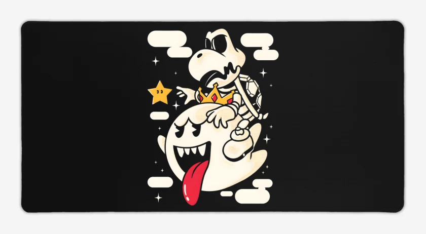 Mouse pad Gamer Negro de El Rey de la Muerte