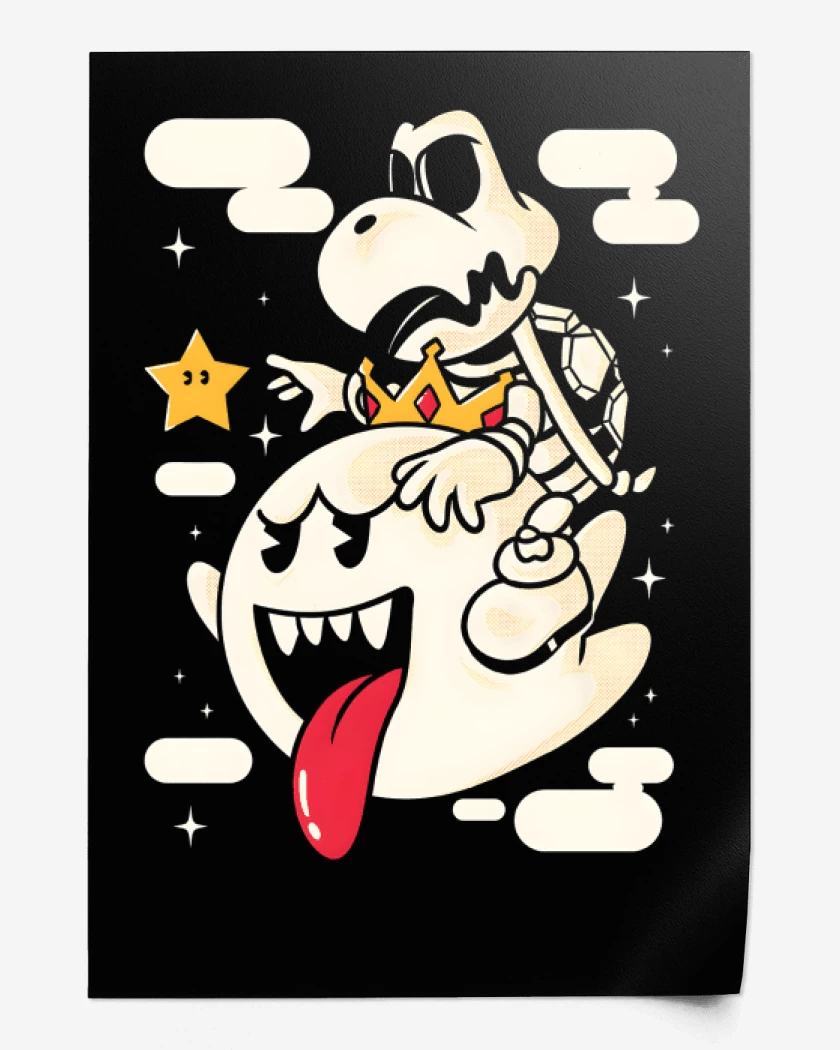 Print Negro de El Rey de la Muerte
