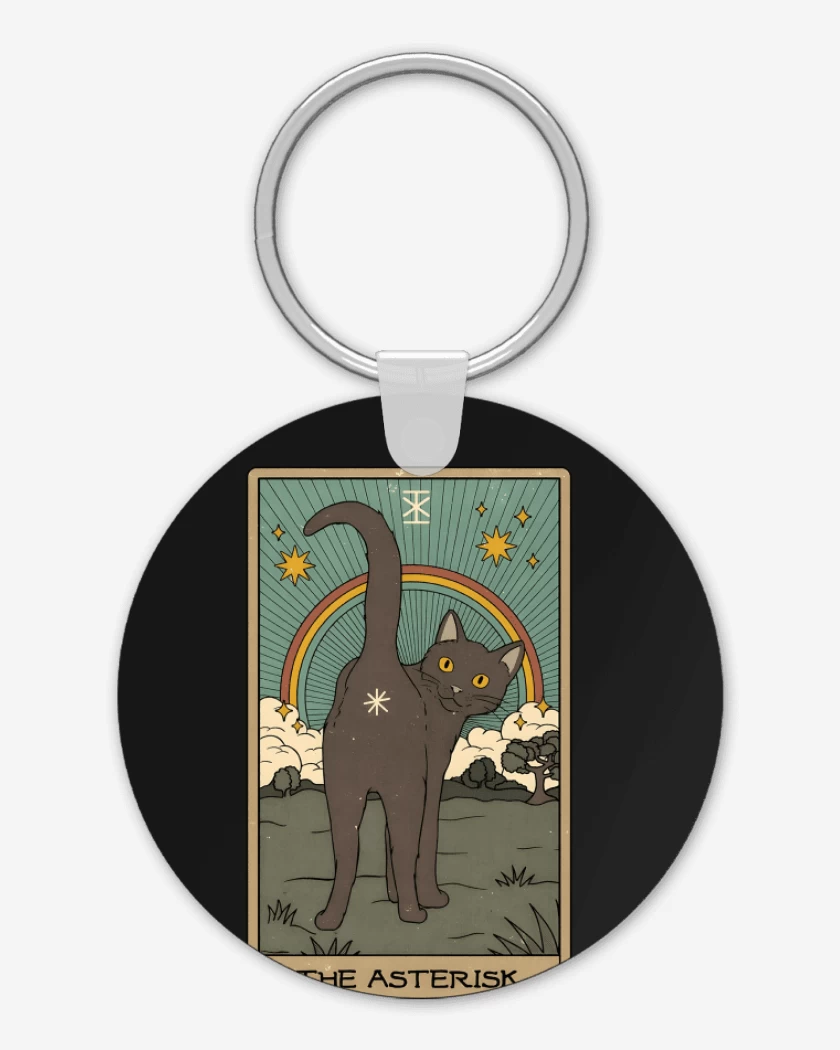 Llavero Gatito Asterisco 