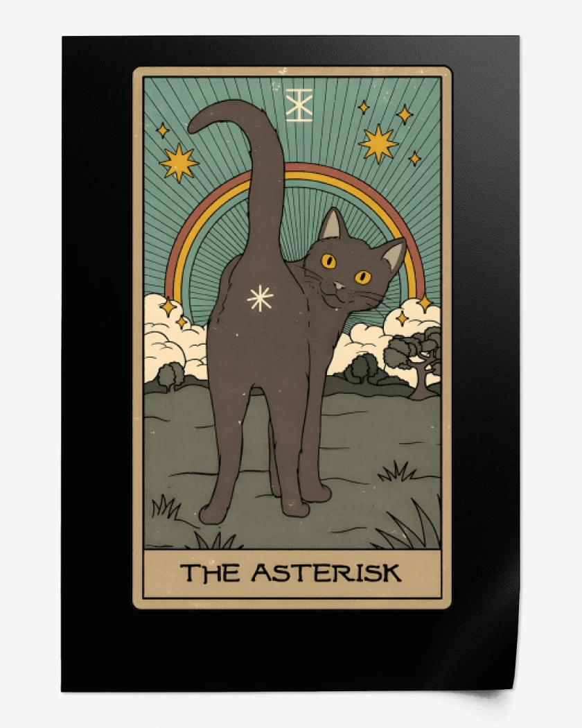 Print Gatito Asterisco 