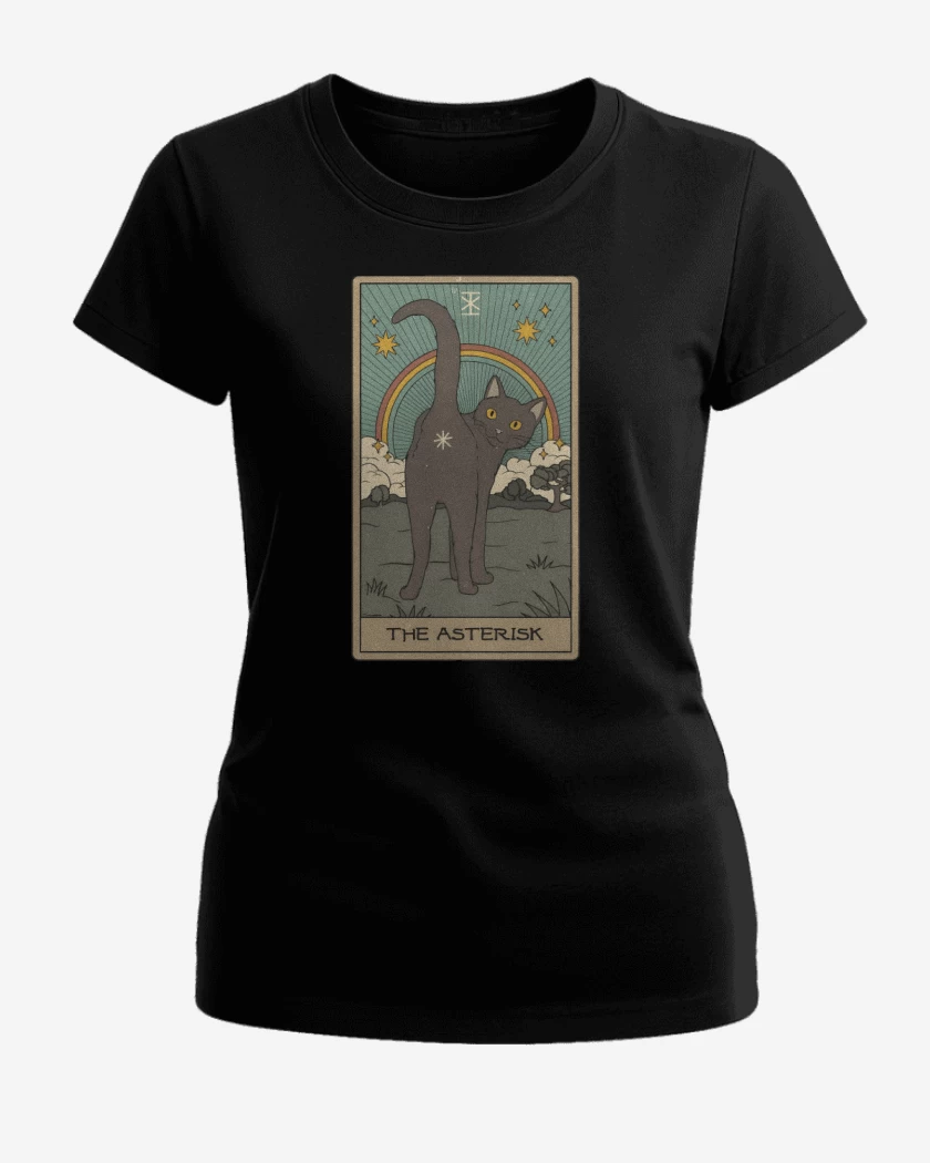 Polera de Mujer Gatito Asterisco 