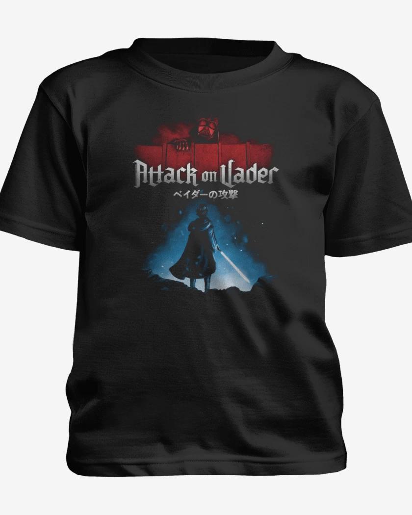 Polera de niño Negro de Attack on Vader Nro 2