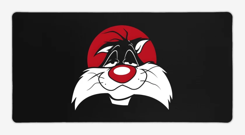 Mouse pad Gamer Negro de Silvestre Flojito