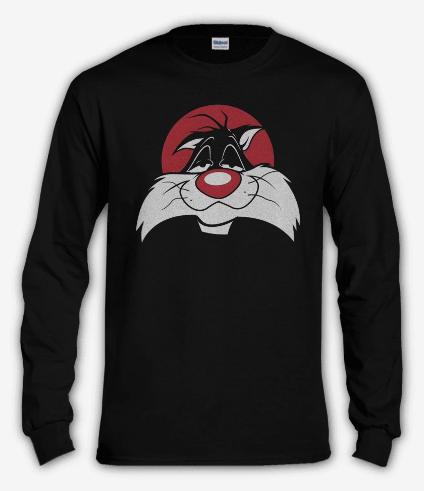 Polera manga larga Negro de Silvestre Flojito