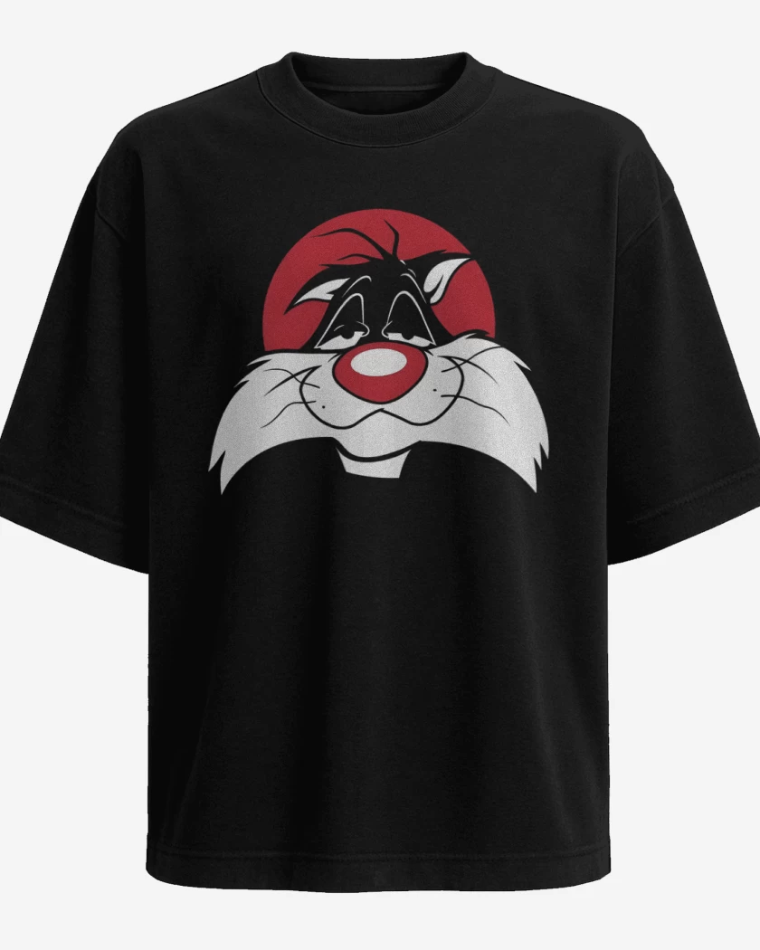 Polera Oversize Negro de Silvestre Flojito
