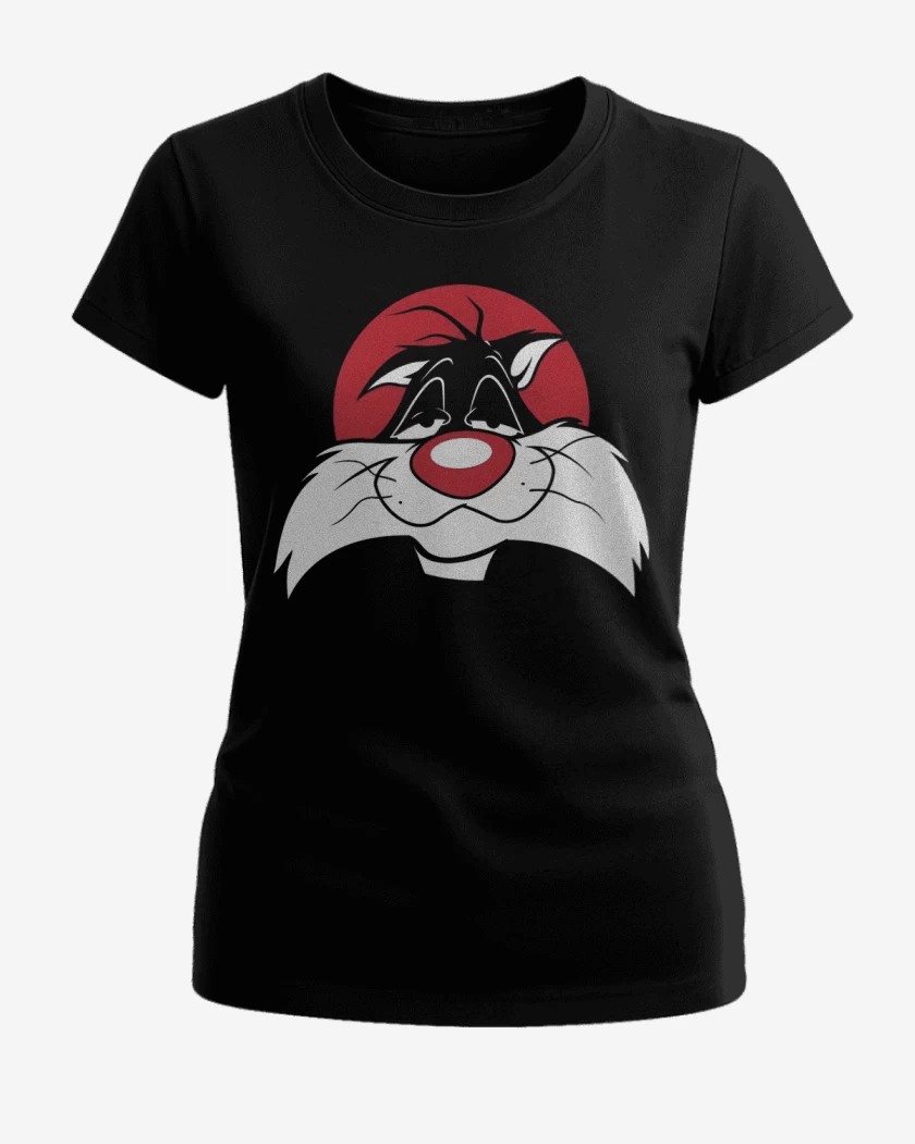 Polera de Mujer Negro de Silvestre Flojito