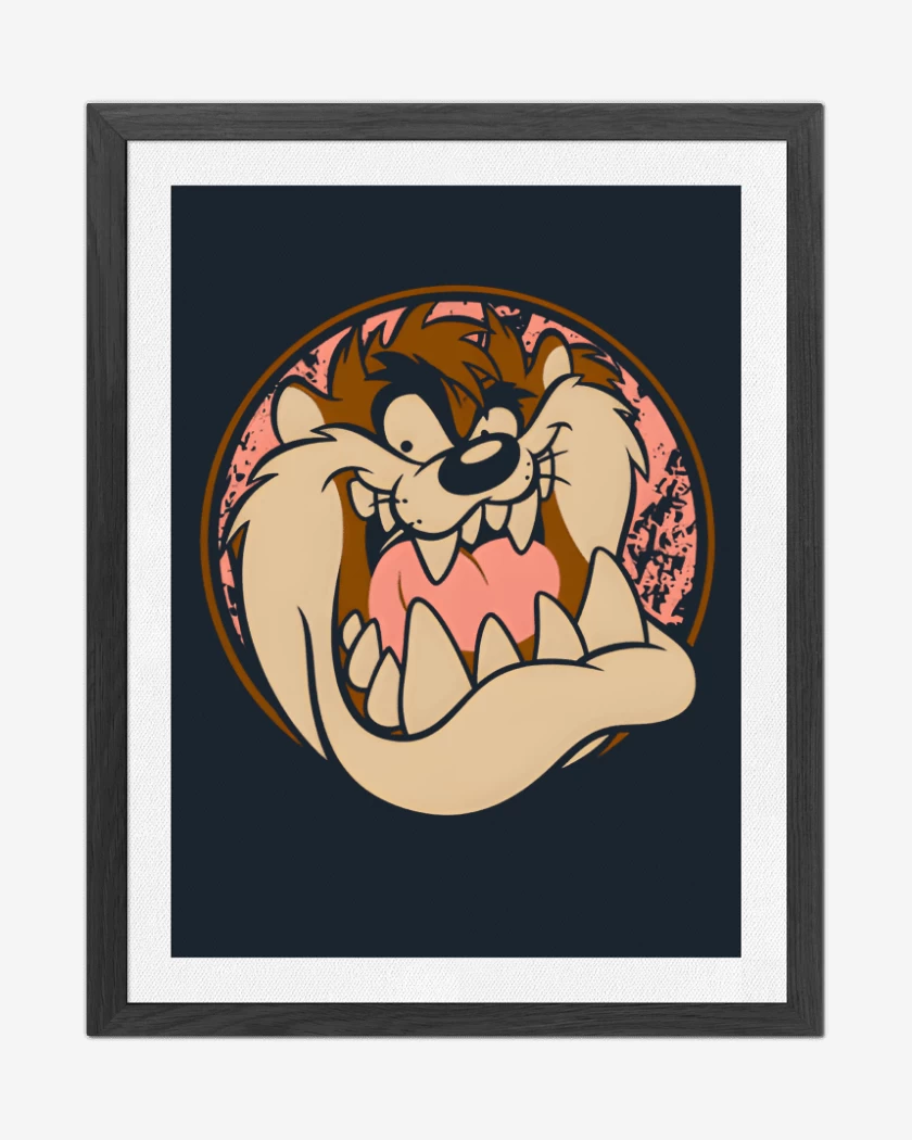 Cuadro decorativo Peligroso Taz