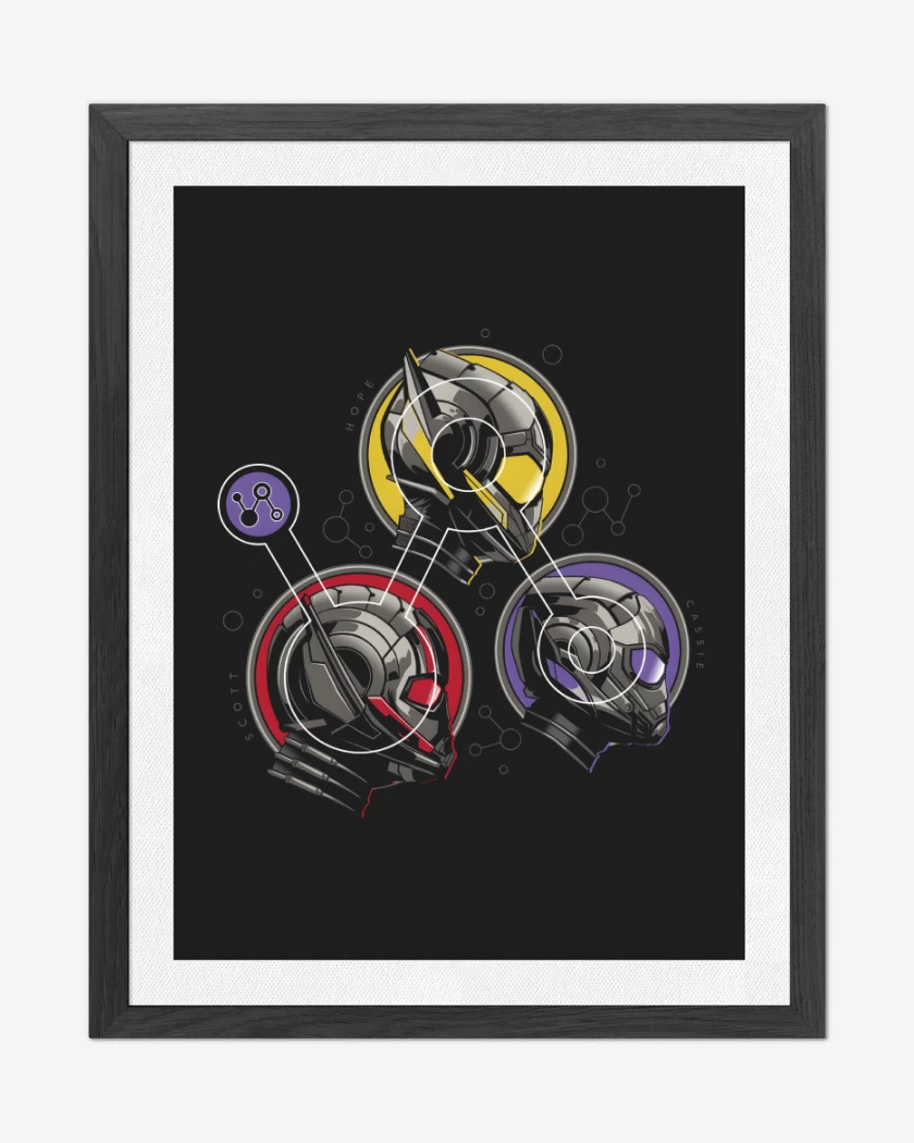 Cuadro decorativo Negro de Team Hormiga