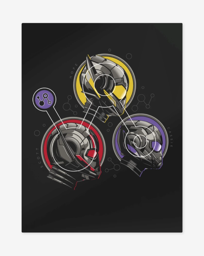Print metalico Negro de Team Hormiga