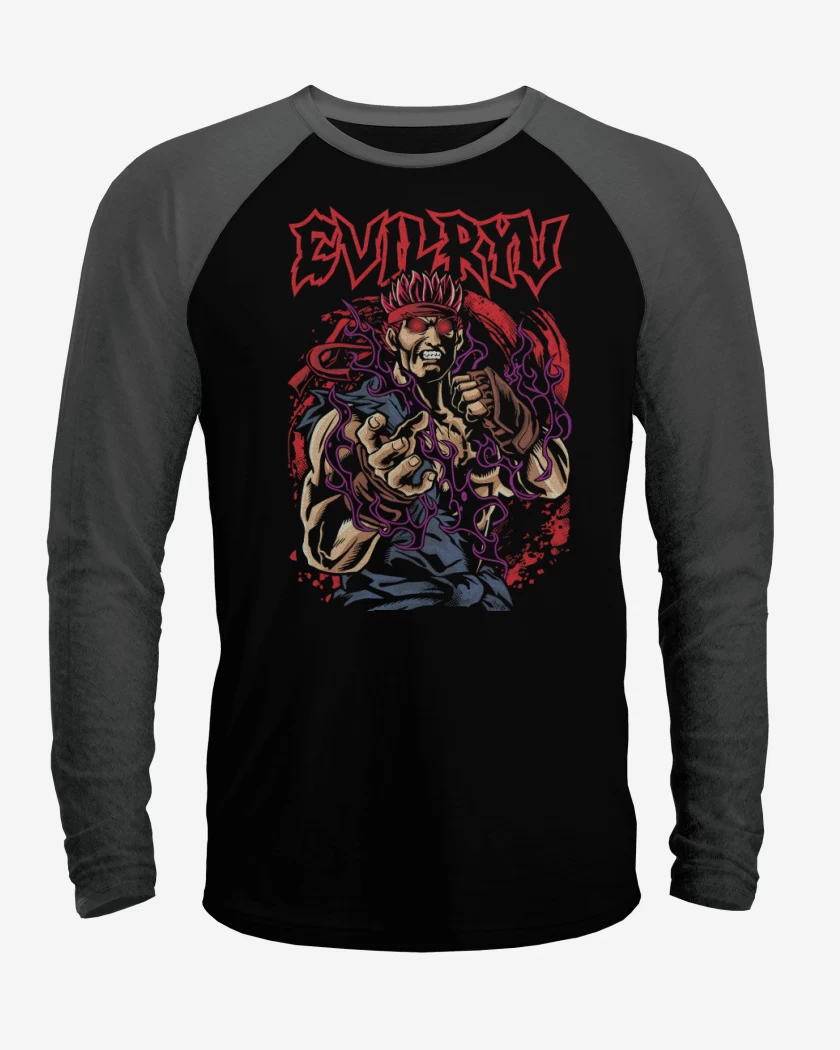 Polera Raglan Evil Ryu