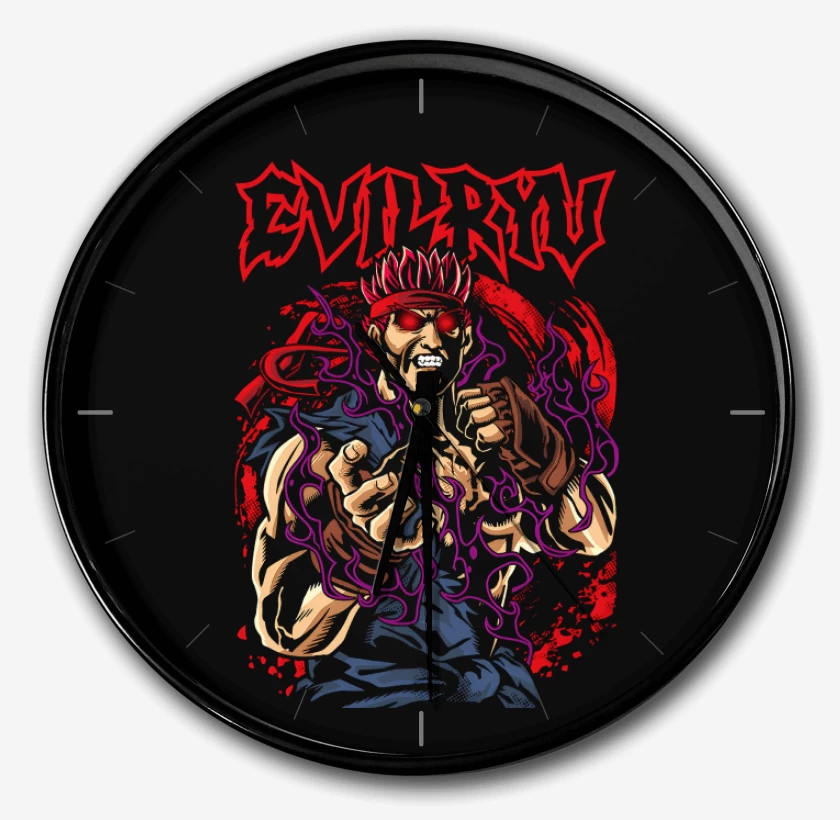 Reloj Negro de Evil Ryu
