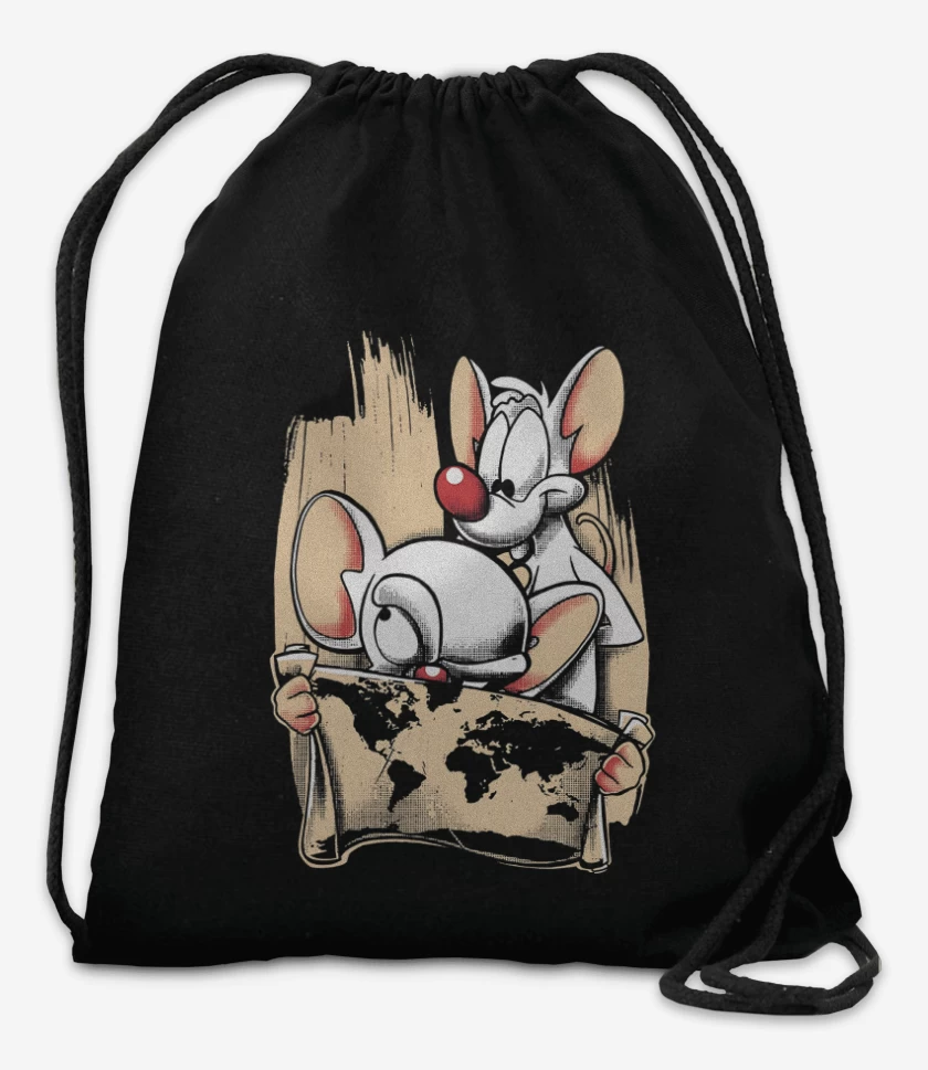Mochila Negro de Conquistar el Mundo
