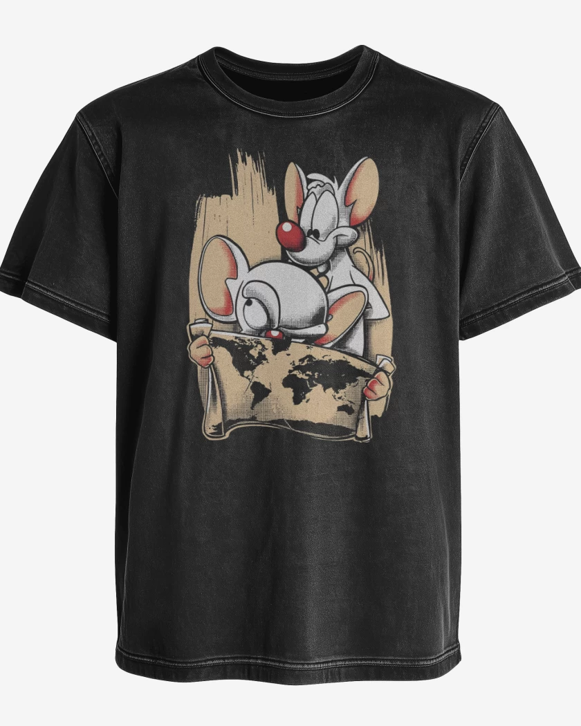 Polera desgastada Conquistar el Mundo