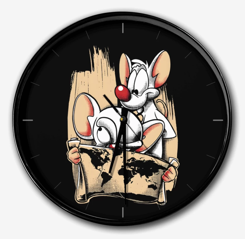 Reloj Negro de Conquistar el Mundo