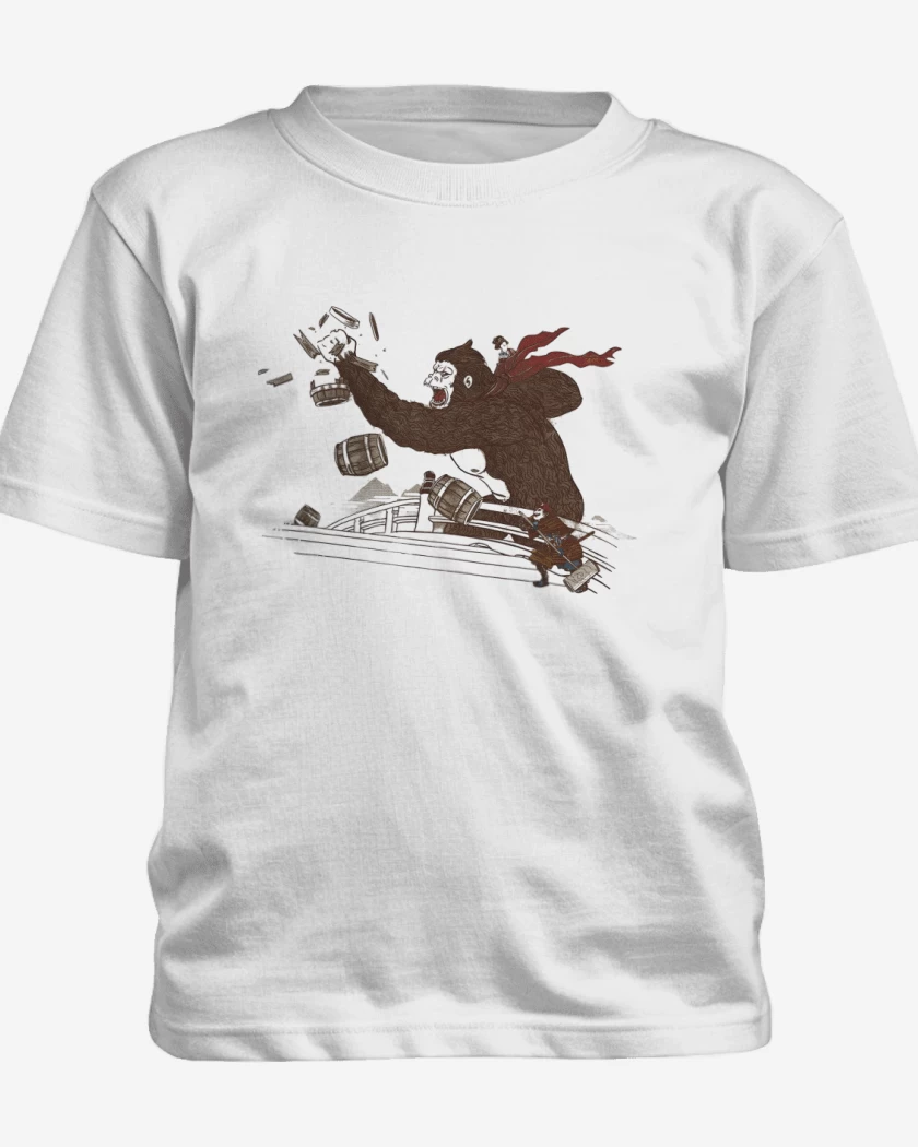 Polera de niño Blanco de Donkey Furioso