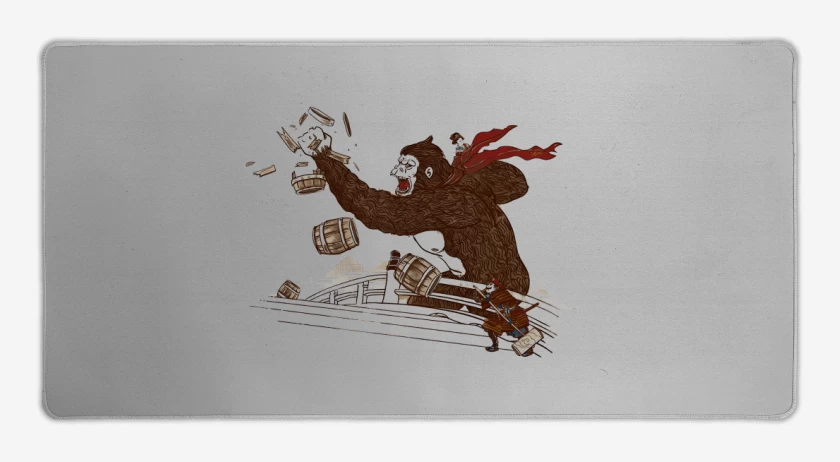 Mouse pad Gamer Gris Melange de Donkey Furioso