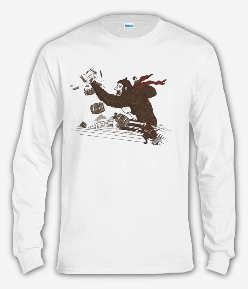 Polera manga larga Donkey Furioso