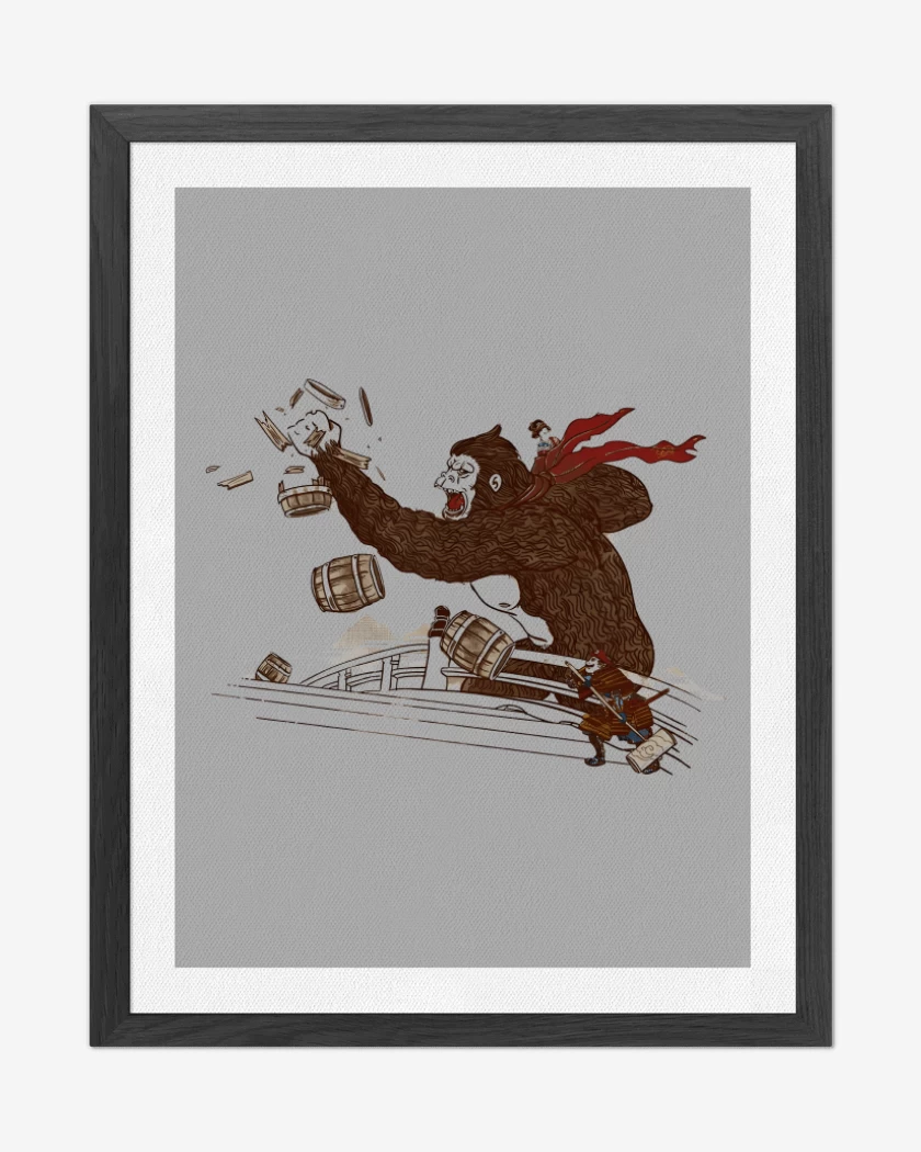 Cuadro decorativo Gris Melange de Donkey Furioso