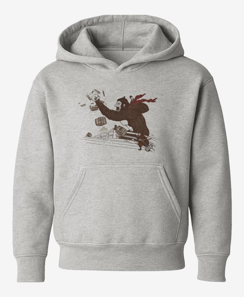 Poleron de niño Gris Melange de Donkey Furioso