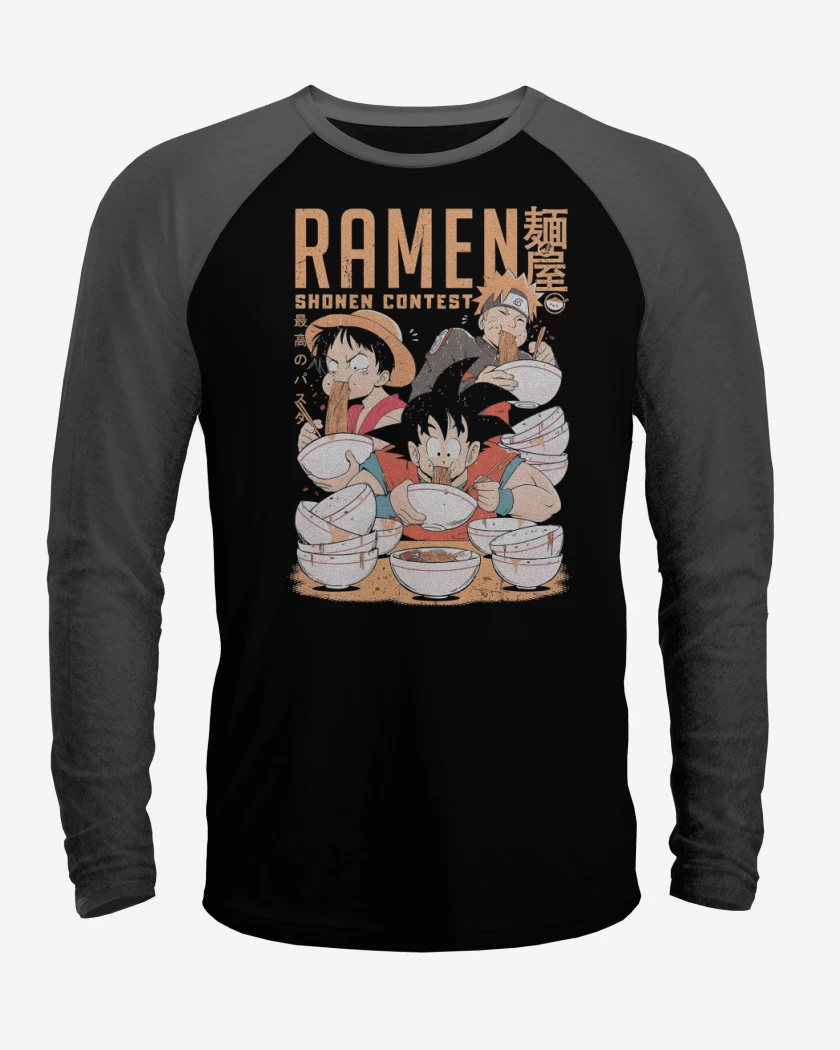 Polera Raglan Competencia de Ramen