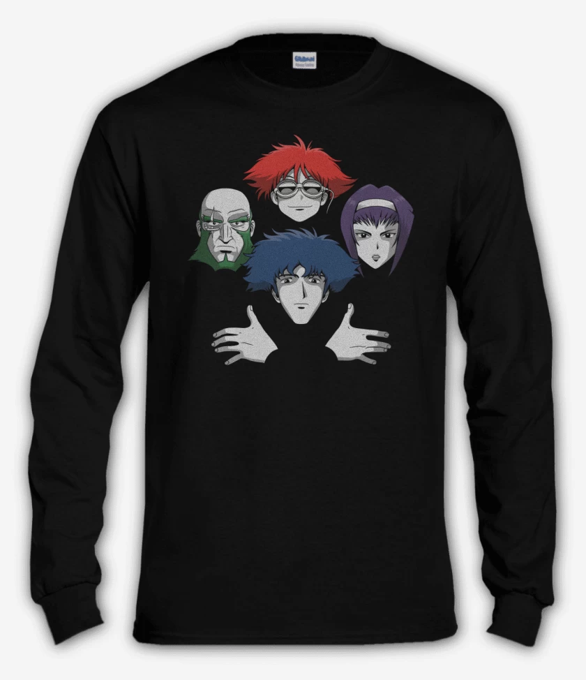 Polera manga larga Negro de Bohemian Bebop 