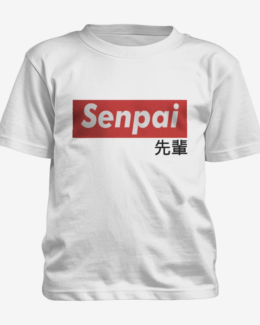 Polera de niño Blanco de Senpai