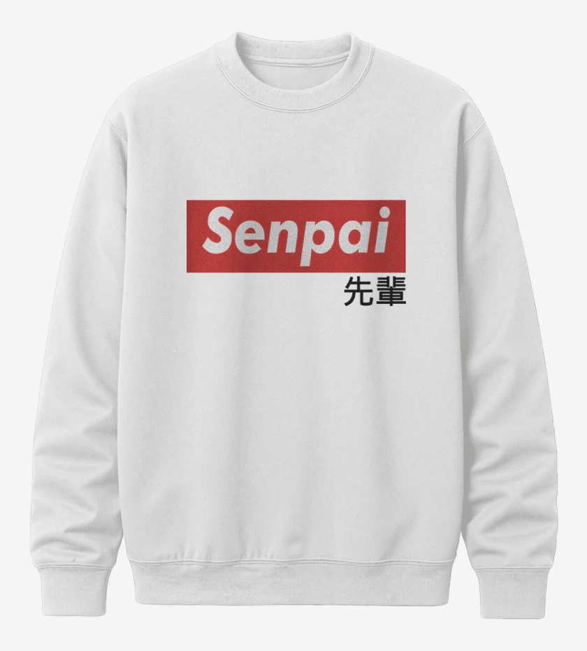 Poleron polo Blanco de Senpai