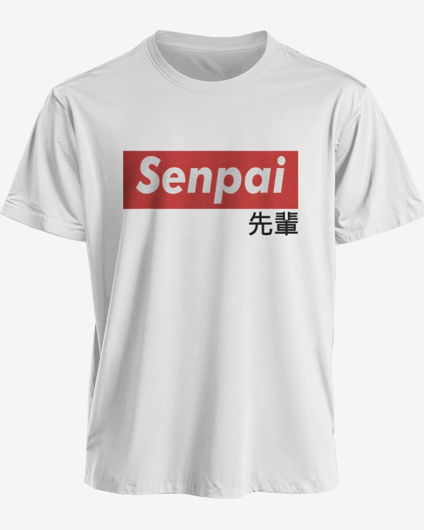 Polera premium Blanco de Senpai