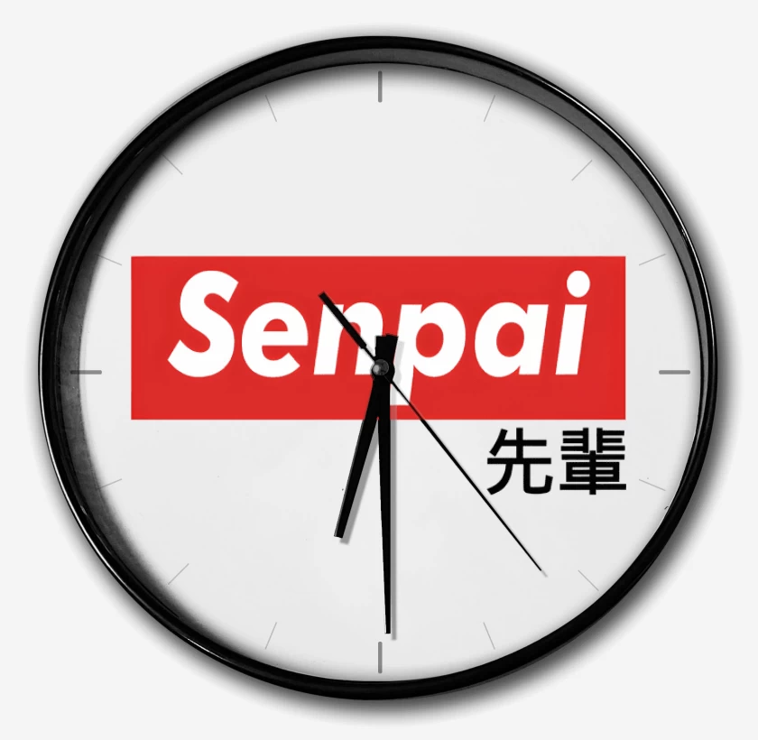 Reloj Blanco de Senpai