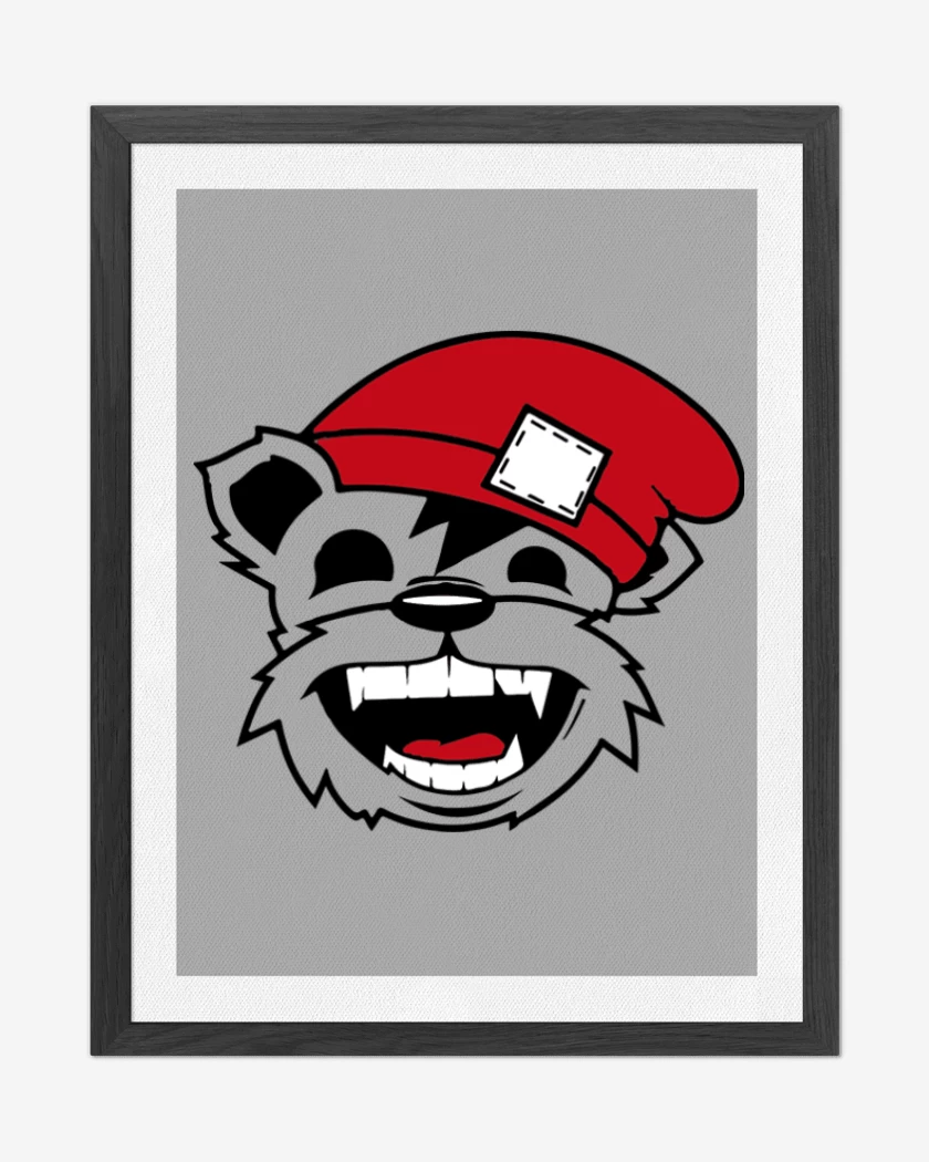 Cuadro decorativo Gris Melange de Bear