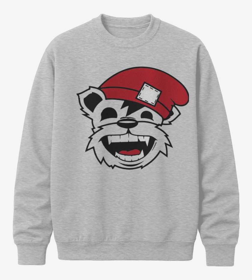 Poleron polo Gris Melange de Bear