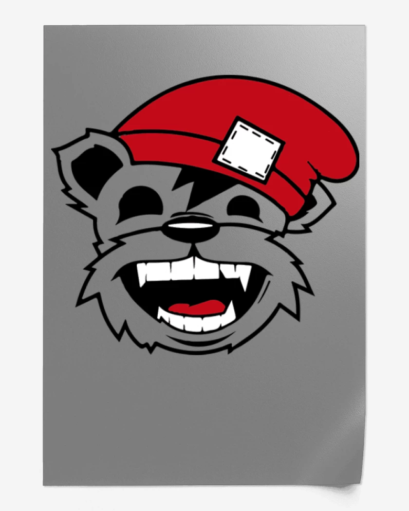 Print Gris Melange de Bear