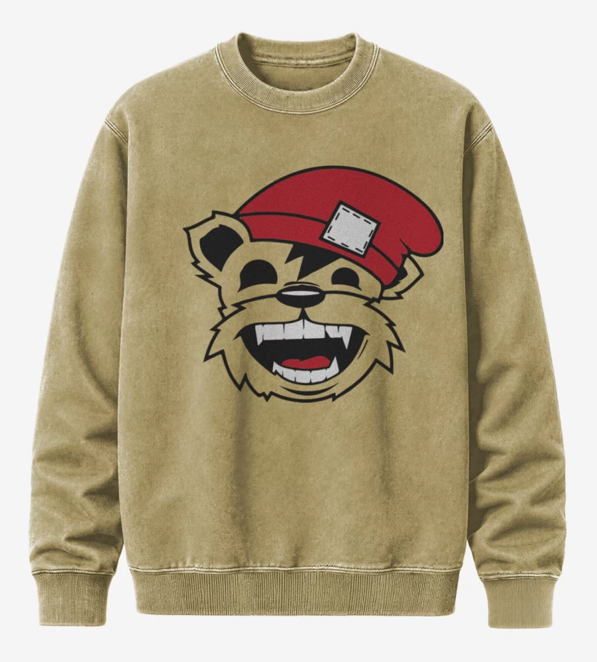 Poleron Polo Acid Wash Beige de Bear