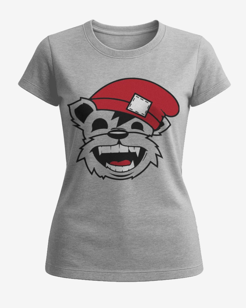 Polera de Mujer Gris Melange de Bear