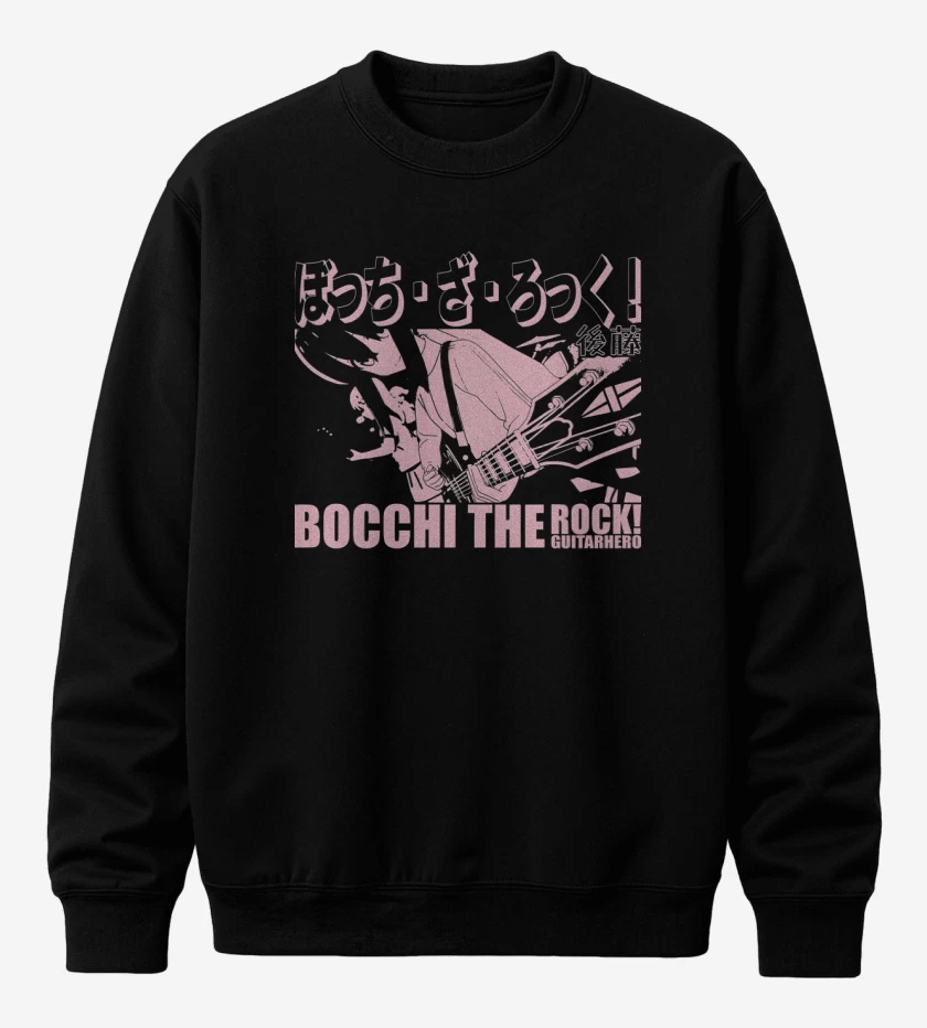 Poleron polo Negro de Bocchi The Rock