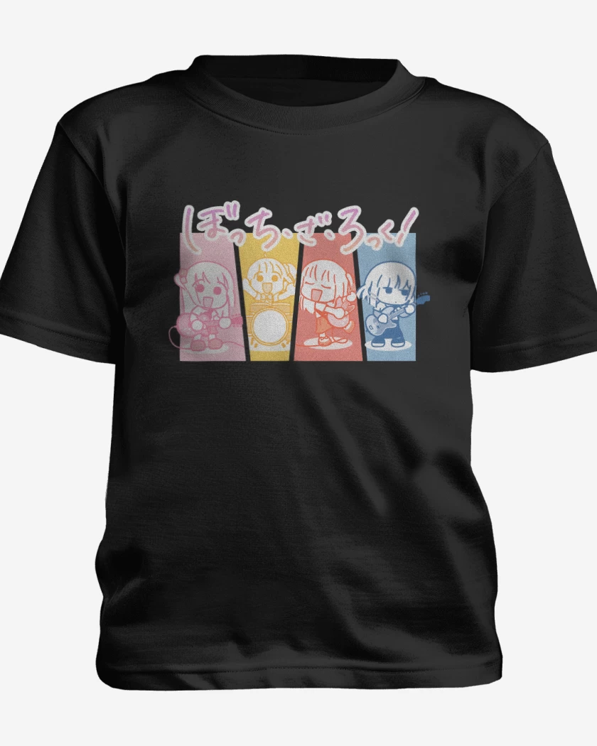 Polera de niño Negro de Bocchi Band
