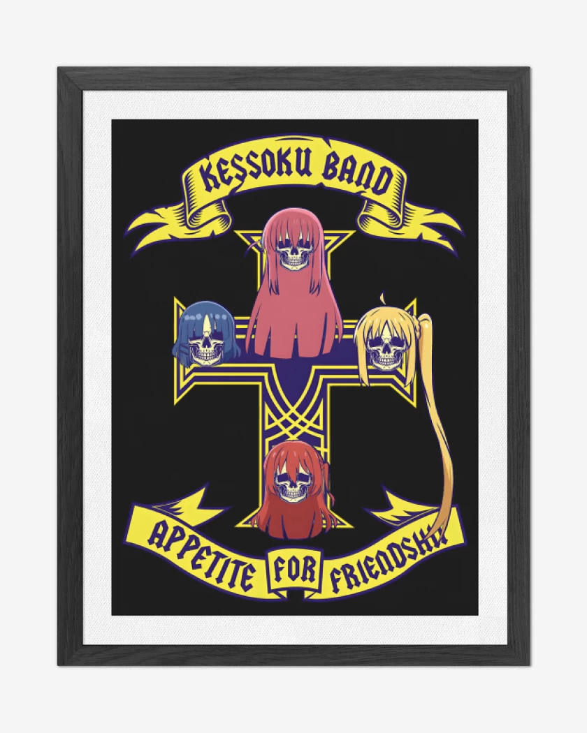 Cuadro decorativo Negro de Appetite for Friendship
