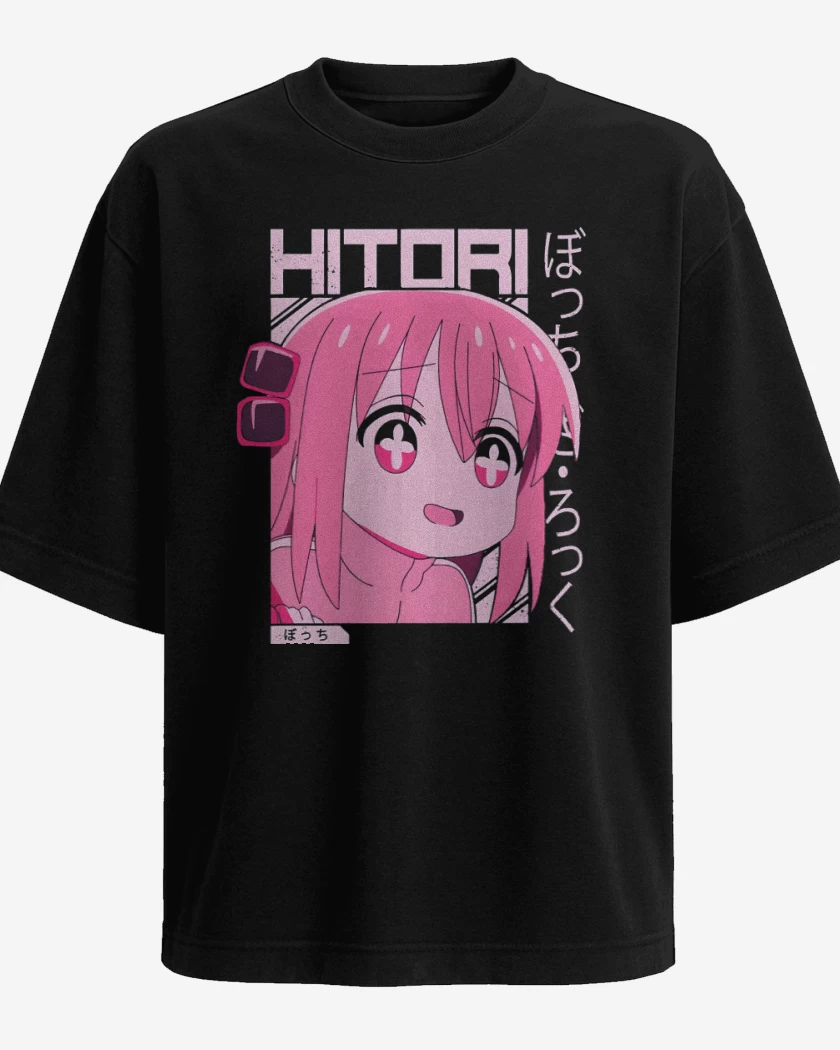 Polera Oversize Negro de Hitori