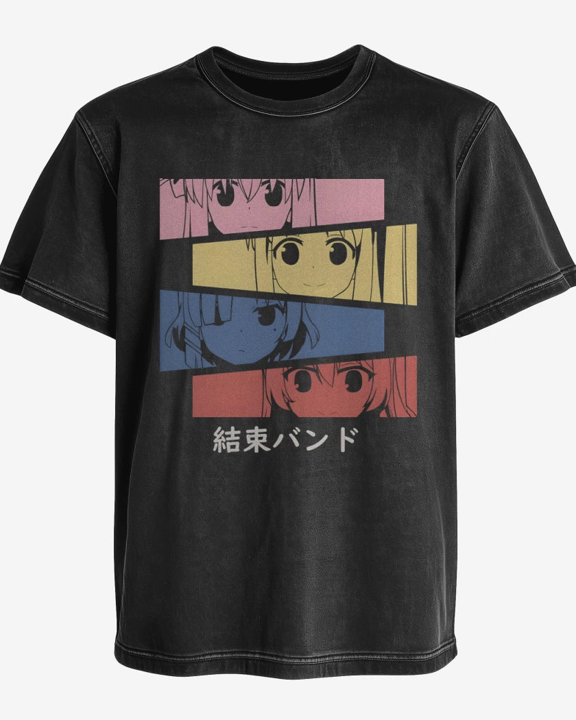 Polera desgastada Bandita de Bocchi
