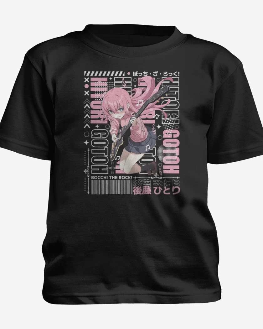 Polera de niño Negro de Goto Hitori