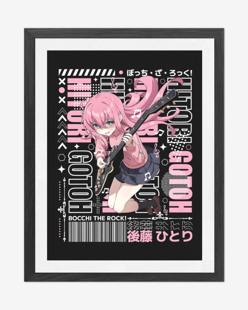 Cuadro decorativo Negro de Goto Hitori