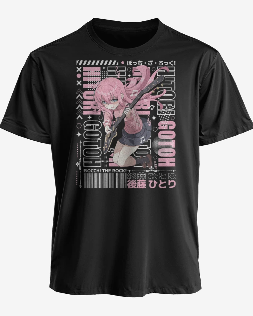 Polera premium Negro de Goto Hitori