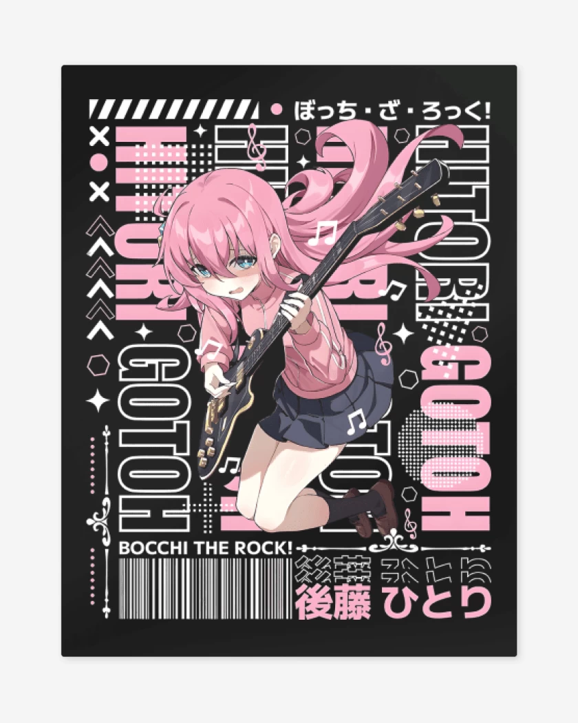 Print metalico Goto Hitori